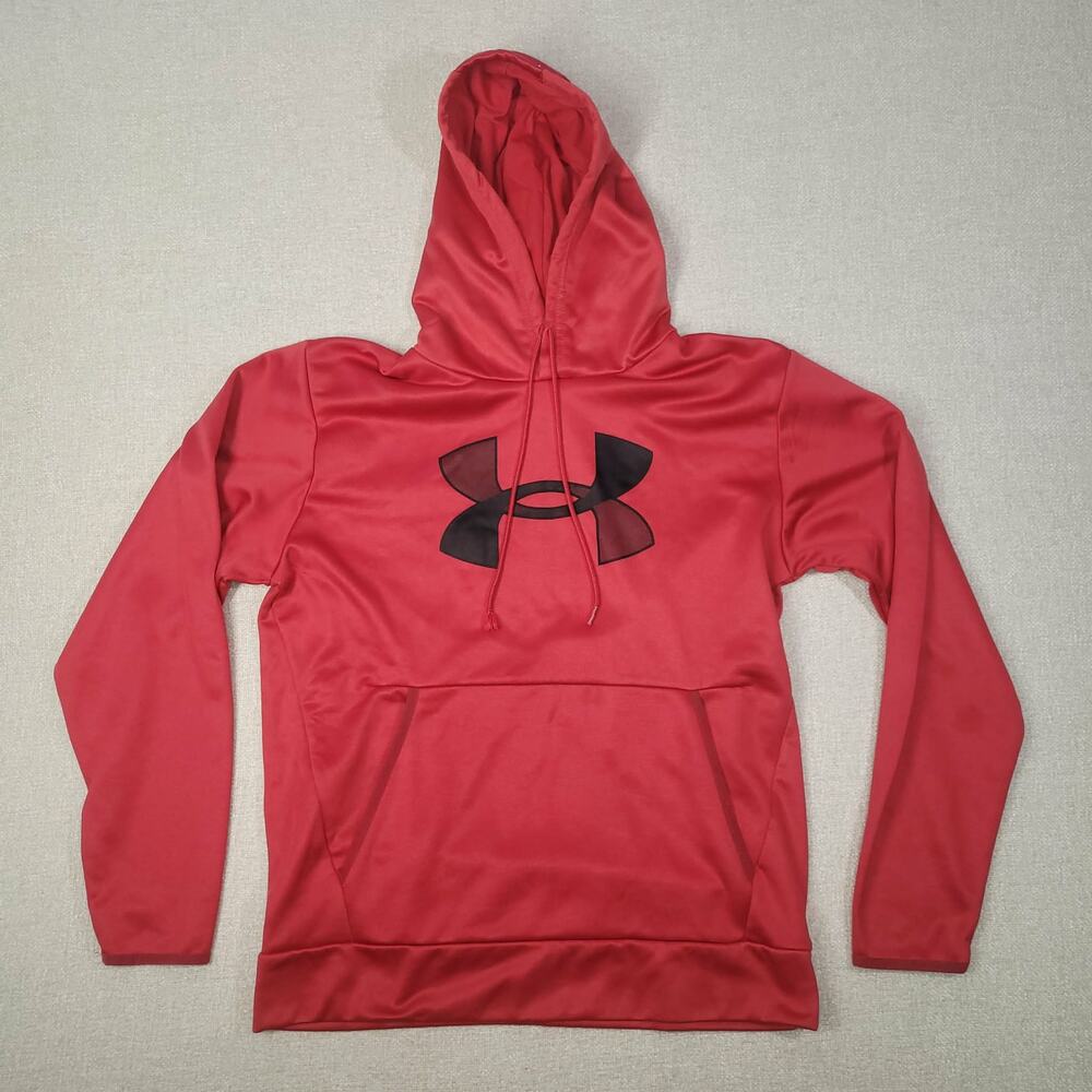 Under Armour Red Hoodie- Lg